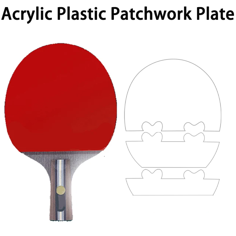 Table Tennis Paddle Set - Placa de retales de plástico acrílico