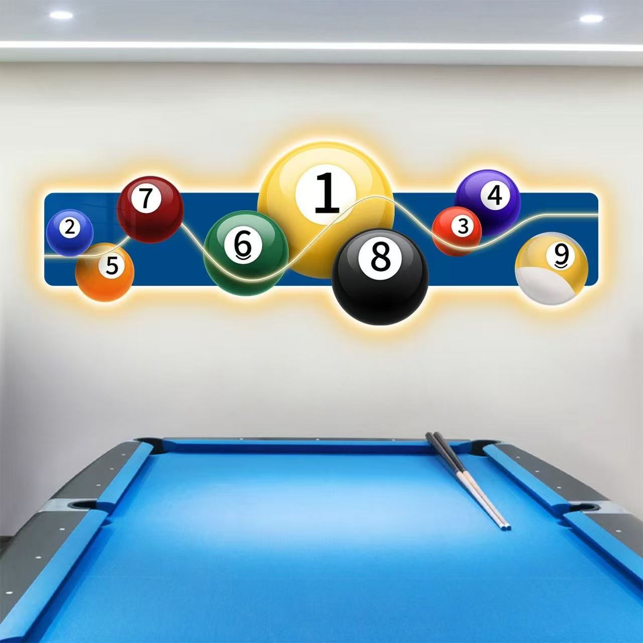 Table Tennis No 1 - Pintura Decorativa para Salón de Billar,