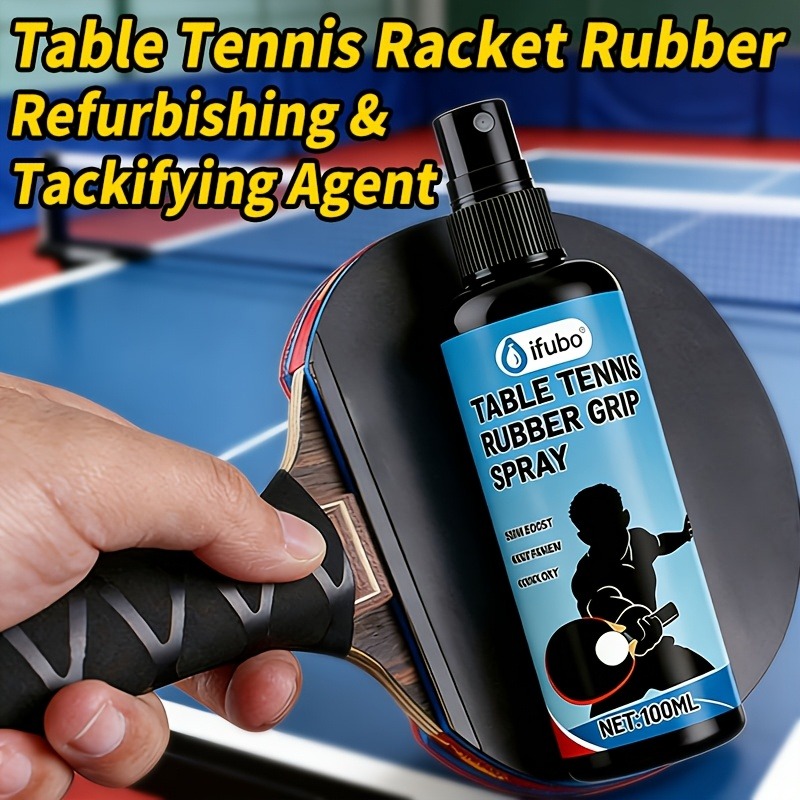Table Tennis Paddle Set - IFUBO 100ml Spray Adhesivo Profesional para