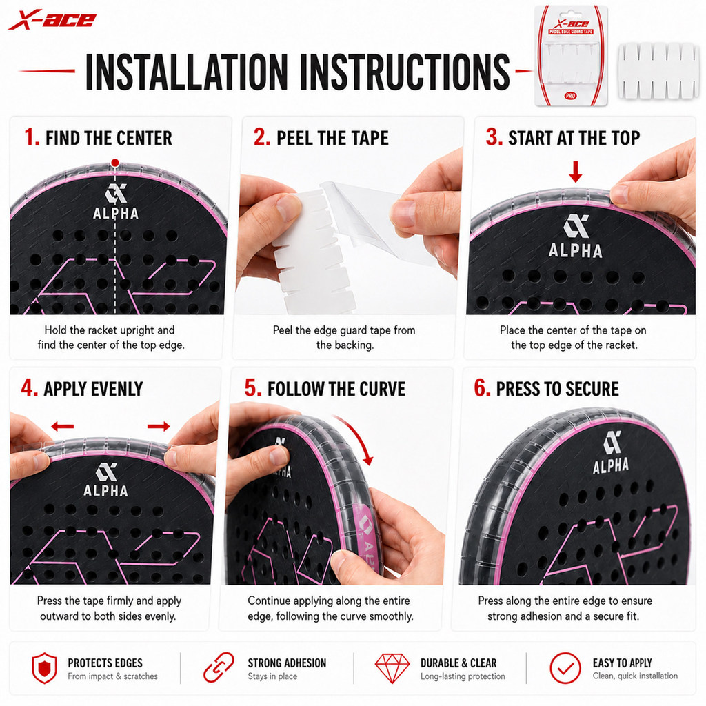 Cinta Protectora para Borde de - Side Tape Racket reseña y precio