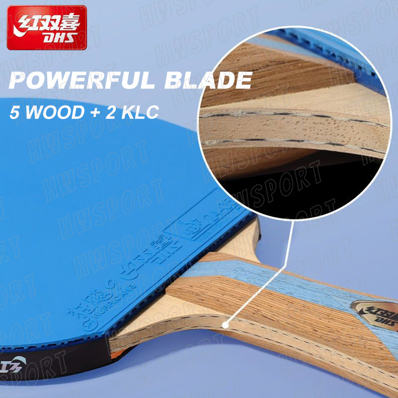 DHS-raqueta de tenis de mesa d - Table Tennis Forehand Rubber reseña y precio